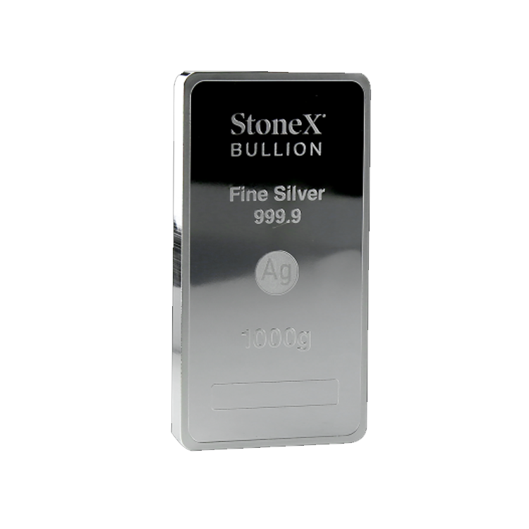 1 kilo zilveren StoneX muntbaar