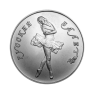 1/2 troy ounce palladium munt Russische ballerina - foto 1 - voorbeeld