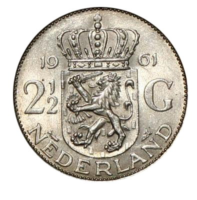 Twee kilo Zilver in Nederlands Muntgeld (brutogewicht 2,778 kg)
