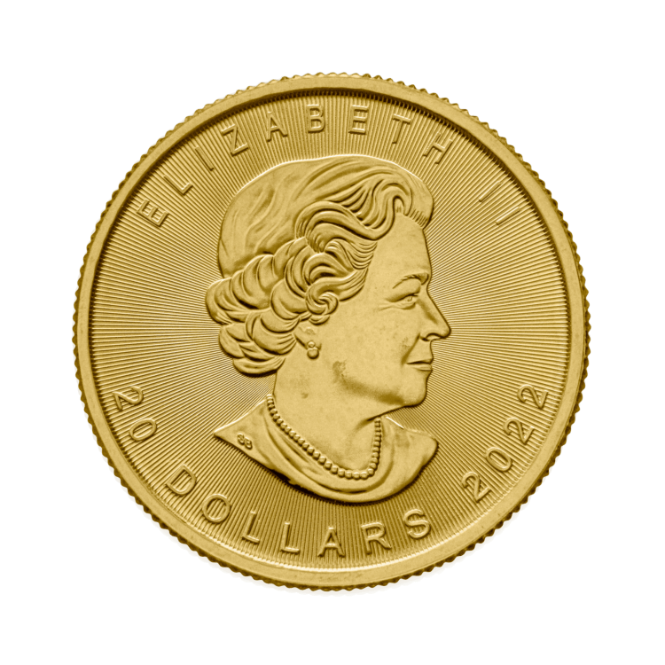 1/2 troy ounce gouden Maple Leaf munt