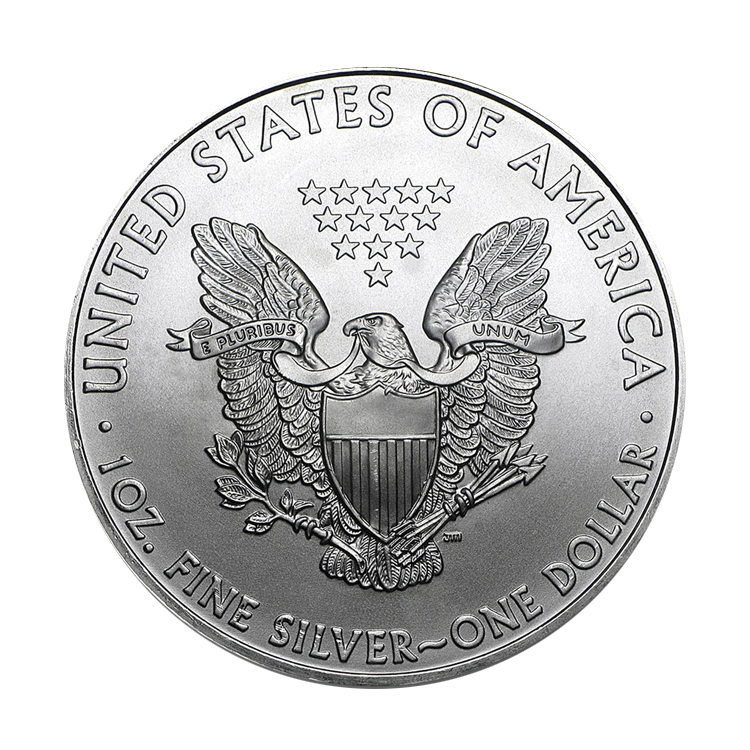 1 troy ounce zilveren American Eagle munt