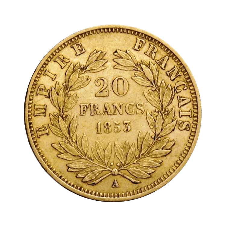 Gouden 20 Franc Napoleon III