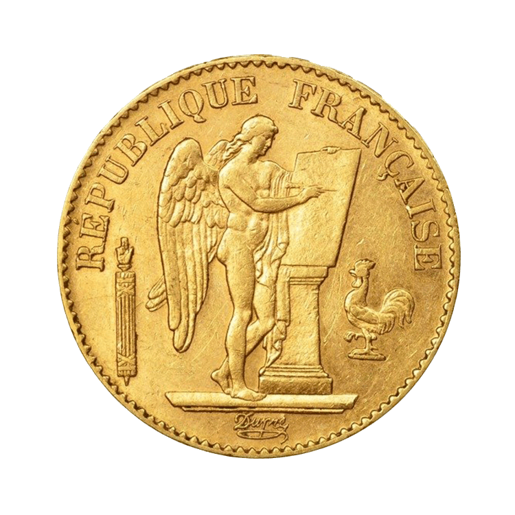 Gouden 20 Franc Genie munt