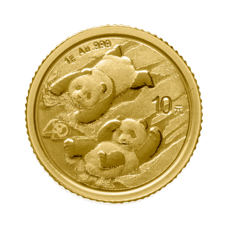 1 gram gouden Panda munt