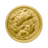 1 gram gouden Panda munt