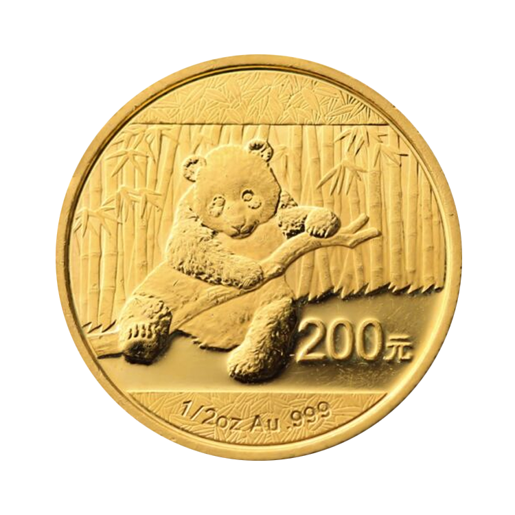 1/2 troy ounce gouden Panda munt