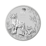 2 troy ounce zilveren Lunar munt