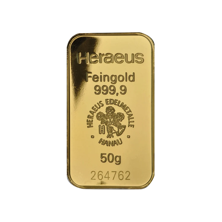 50 gram goudbaar diverse producenten