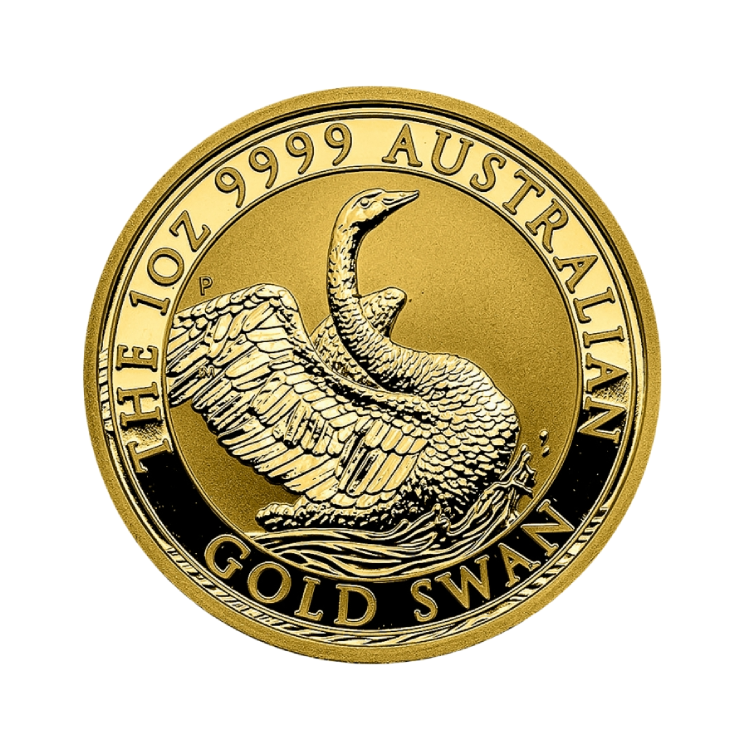 1 troy ounce gouden Australian Swan munt