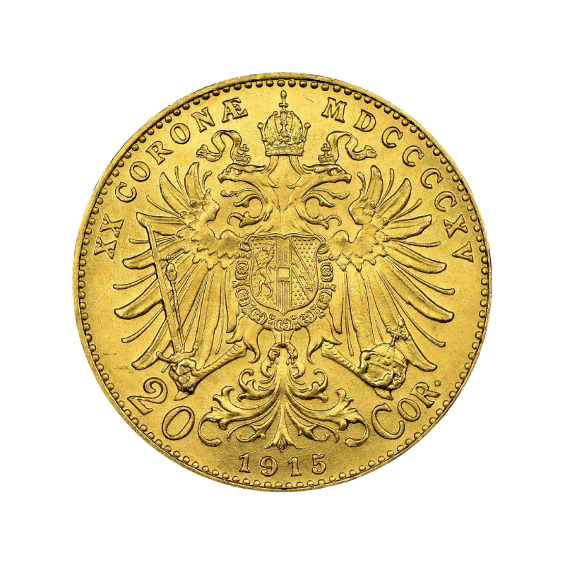 Oostenrijkse gouden 20 Corona munt