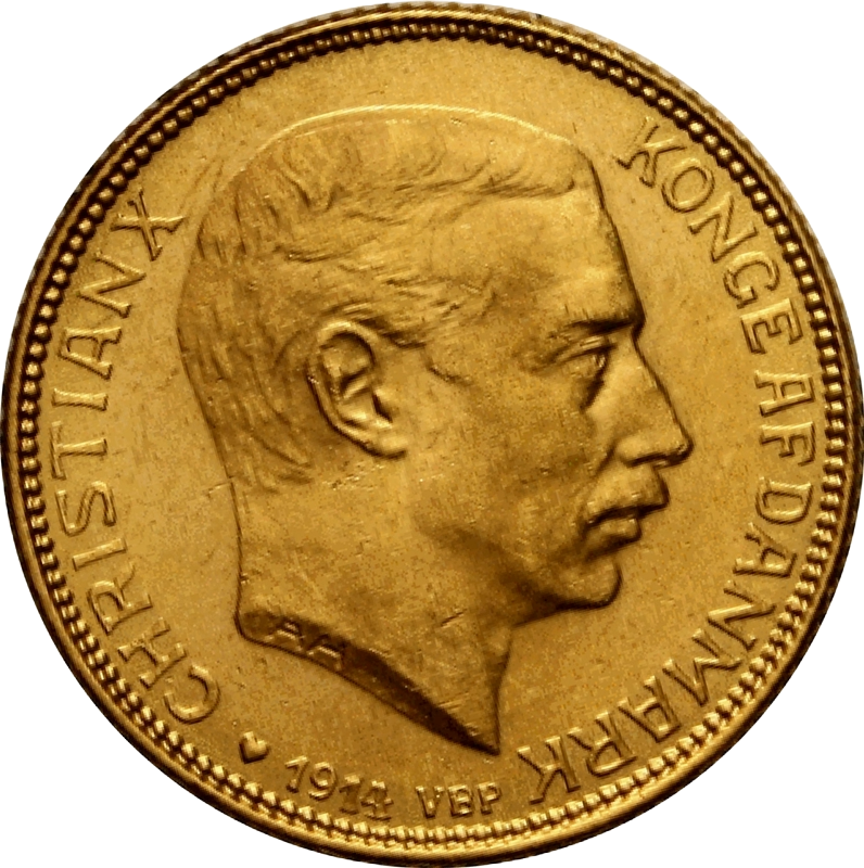 20 Deense Kroon goud