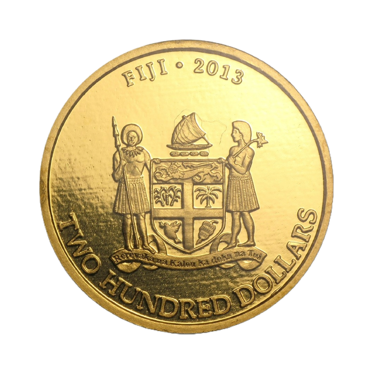 1 troy ounce gouden munt Fiji Taku schildpad