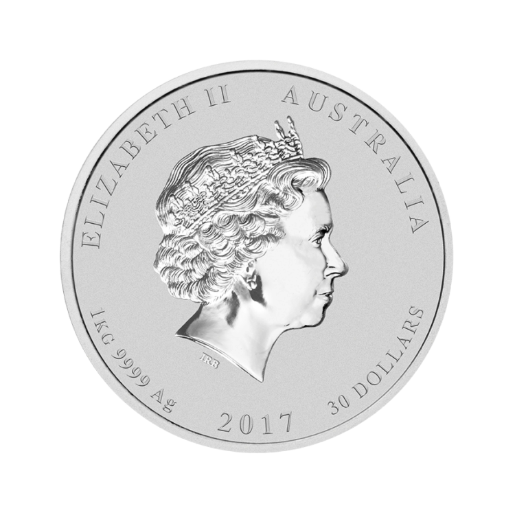 1 kilo zilveren Lunar munt