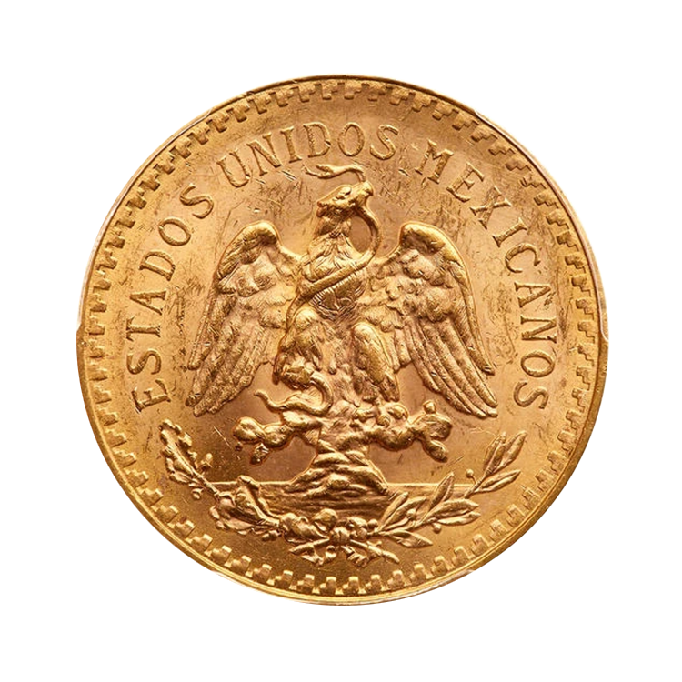 Gouden 50 pesos munt Mexico