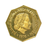 Gouden 200 gulden Nederlandse Antillen munt (1976-1977) - foto 2 - voorbeeld