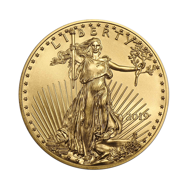 1/4 troy ounce gouden American Eagle munt