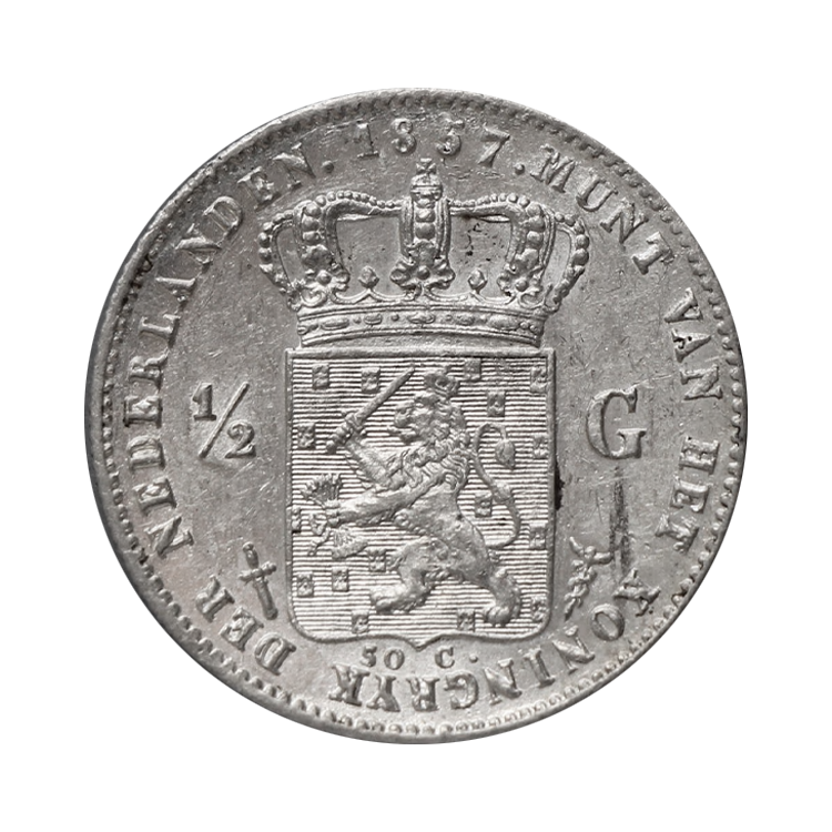 Zilveren halve gulden (1857-1919)