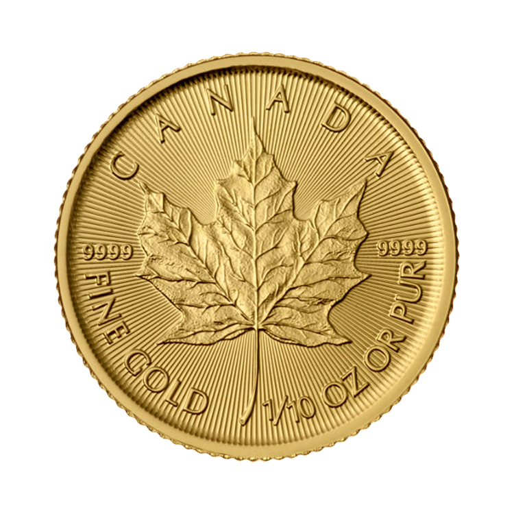 1/10 troy ounce gouden Maple Leaf munt