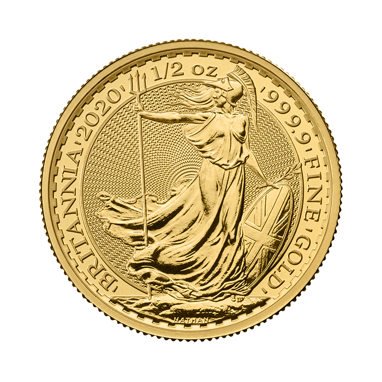1/2 troy ounce gouden Britannia munt