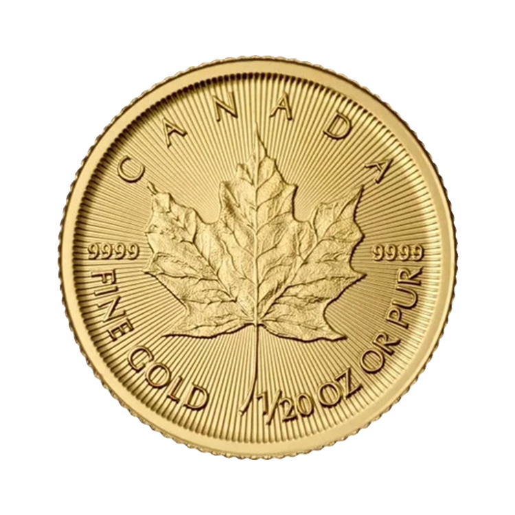 1/20 troy ounce gouden Maple Leaf munt