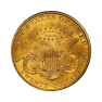 Gouden $20 Double Eagle Coronet Head munt - foto 2 - voorbeeld