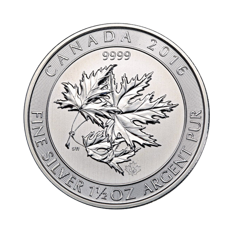 1,5 troy ounce zilveren munt diverse producenten