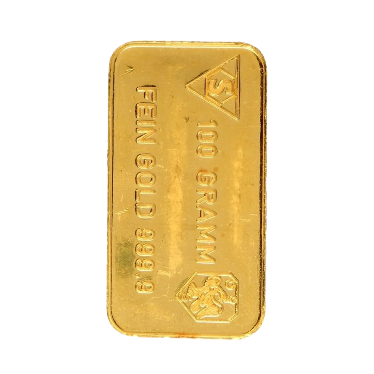 100 gram goudbaar diverse producenten