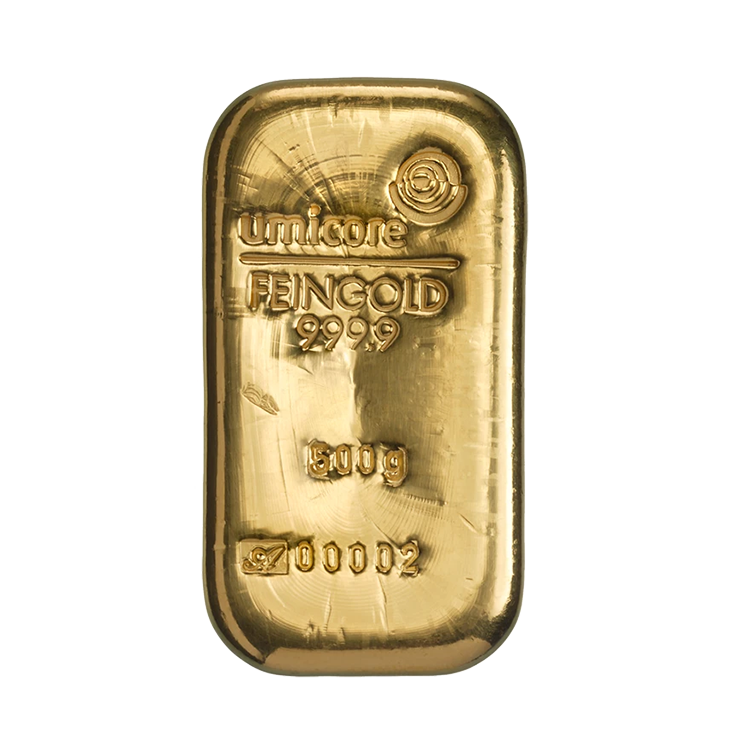 500 gram goudbaar diverse producenten
