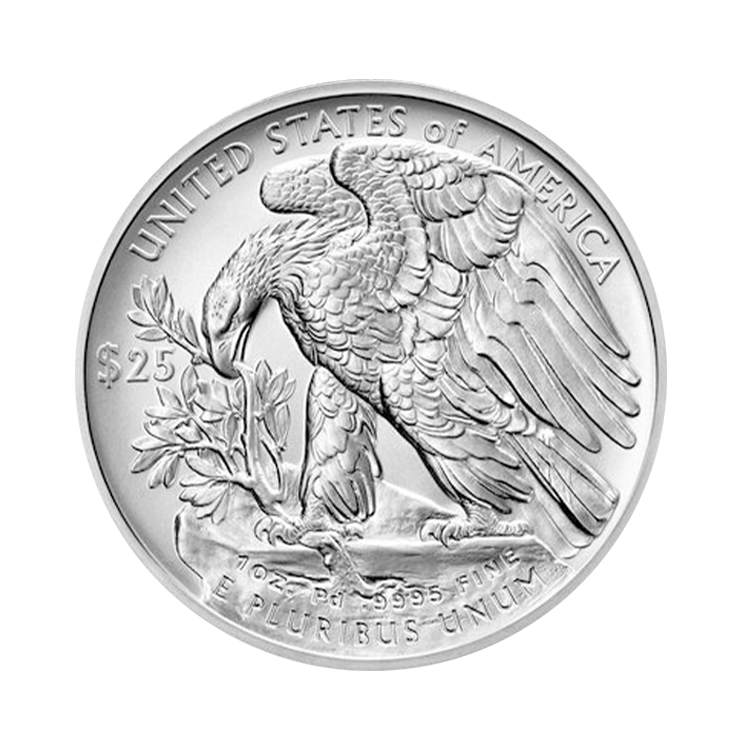 1 troy ounce palladium American Eagle munt