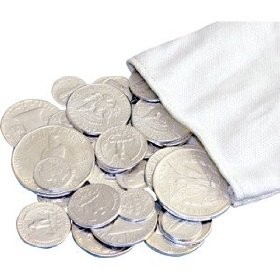 Losse zilveren munten of penningen (gehalte .925)