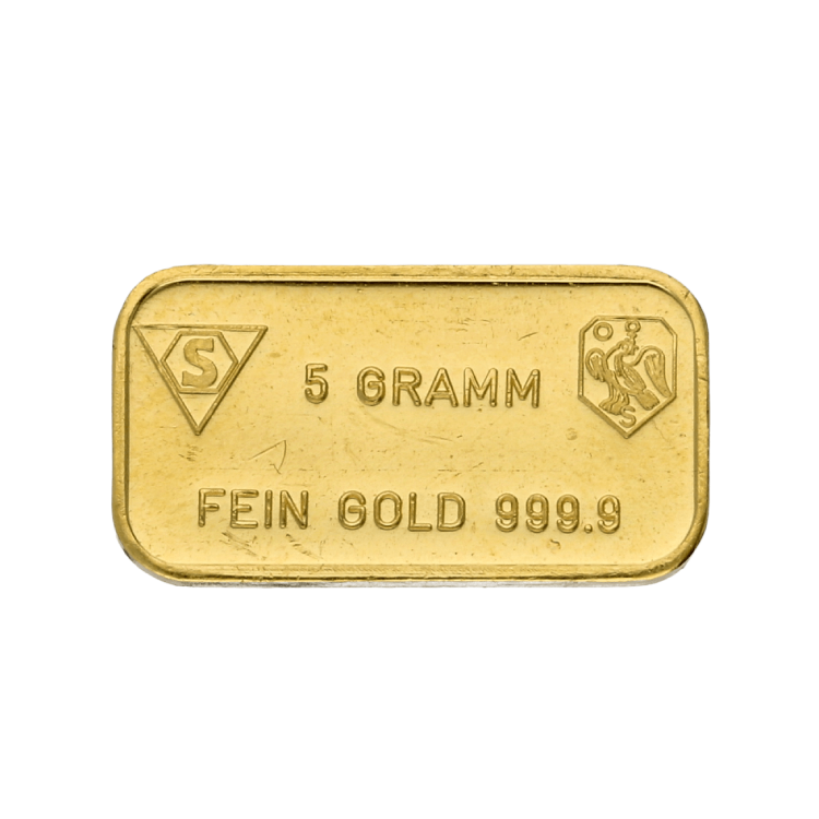 5 gram goudbaar diverse producenten