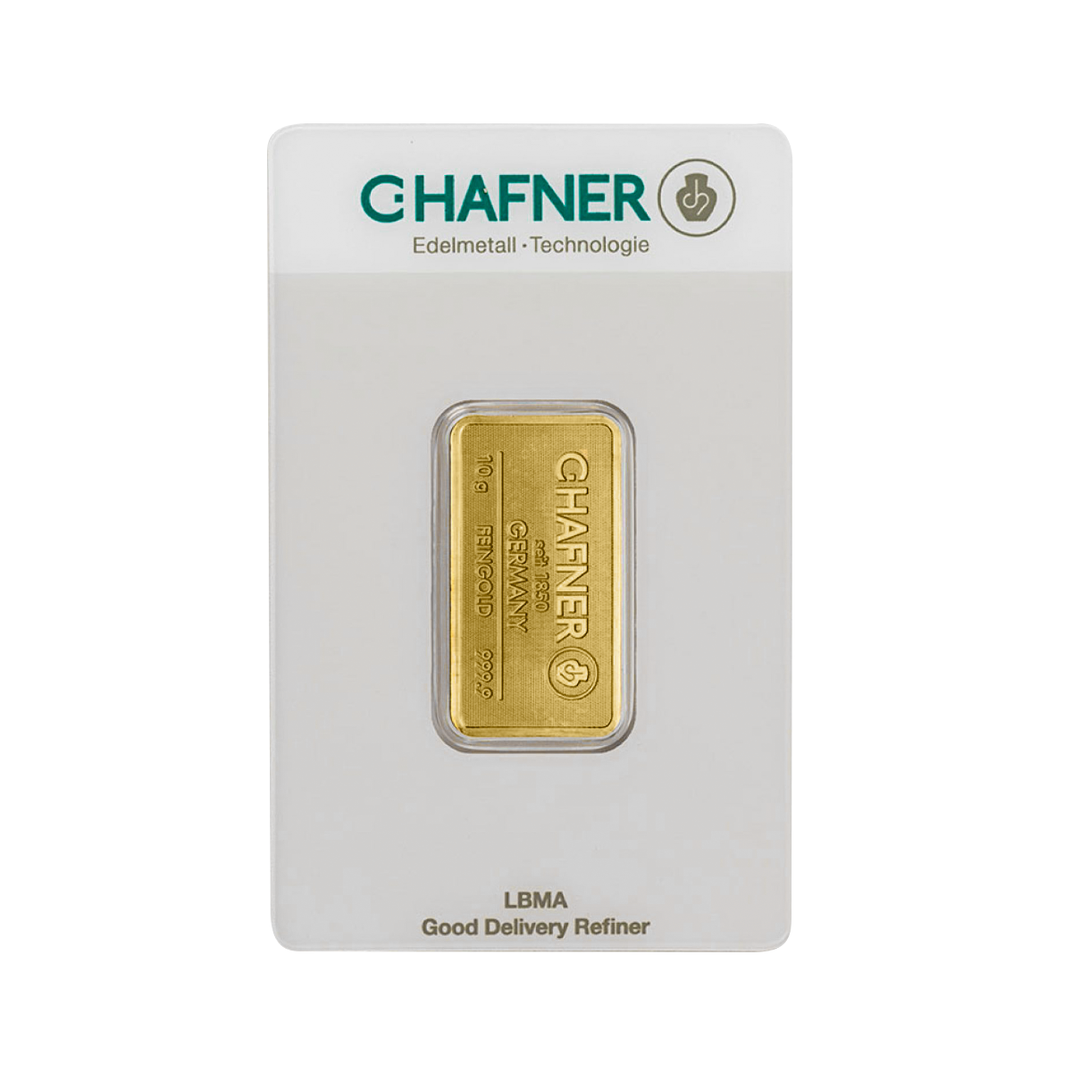 10 gram goudbaar C. Hafner