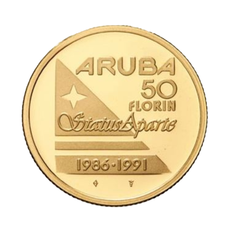 Gouden 50 Florin munt