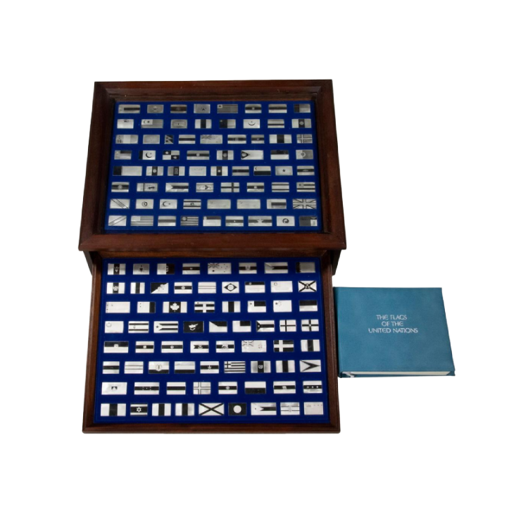 Franklin Mint - Vlaggen van de Verenigde Naties