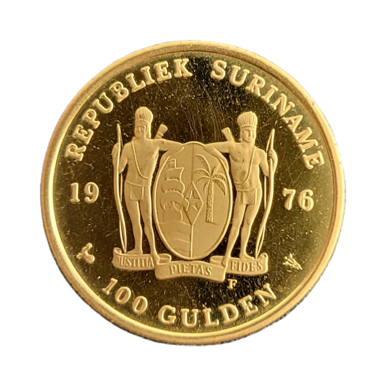 Gouden 100 gulden Suriname