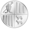 1 kilo zilveren Andorra Eagle munt
