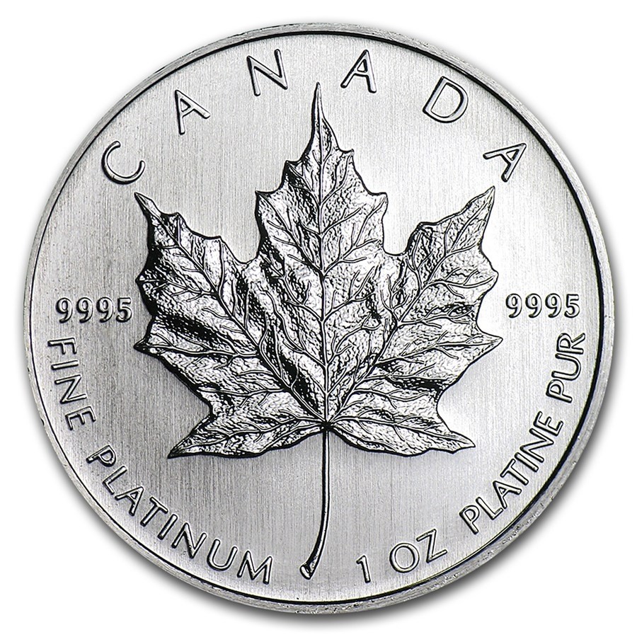 1 troy ounce platina Maple Leaf