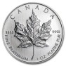 1 troy ounce platina Maple Leaf munt