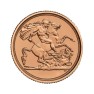 Gouden 1/4 Sovereign munt - foto 1 - voorbeeld