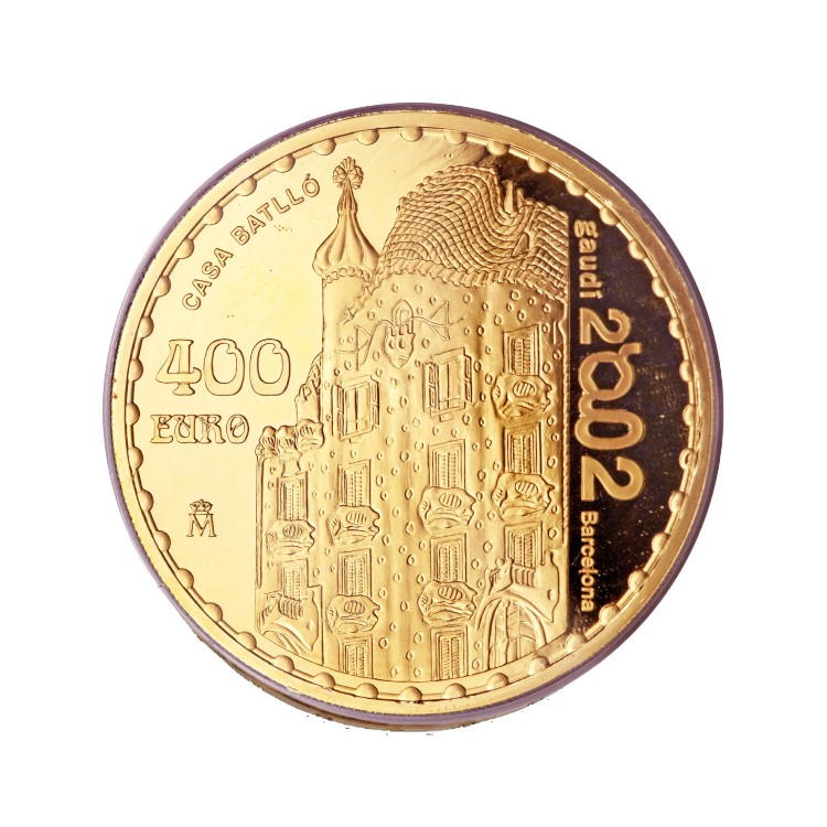 Gouden munt Spanje 400 Euro 2002