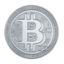 1 troy ounce zilveren munt Bitcoin 2021 - foto 1 - voorbeeld