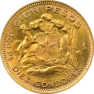Gouden 10 pesos Chili