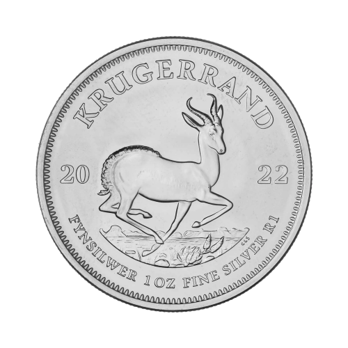1 troy ounce zilveren Krugerrand munt