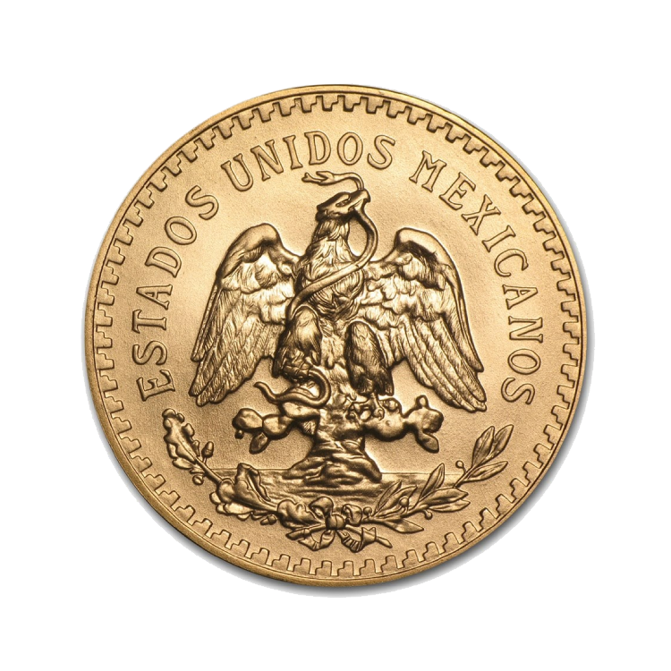 Gouden 50 pesos munt Mexico