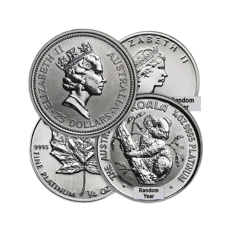 1/4 troy ounce platina munt