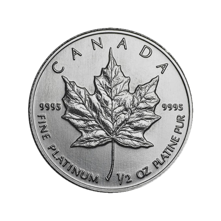 1/2 troy ounce platina munt