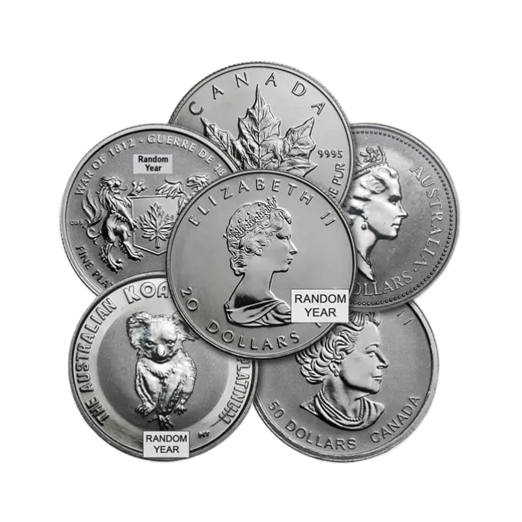 1/2 troy ounce platina munt
