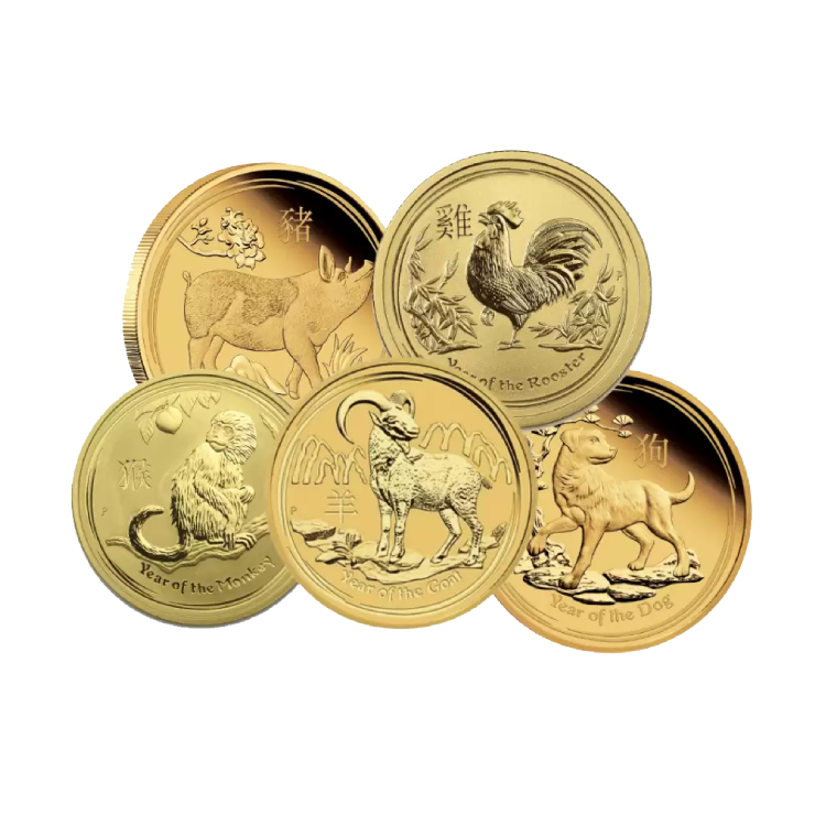 1 troy ounce gouden Lunar munt
