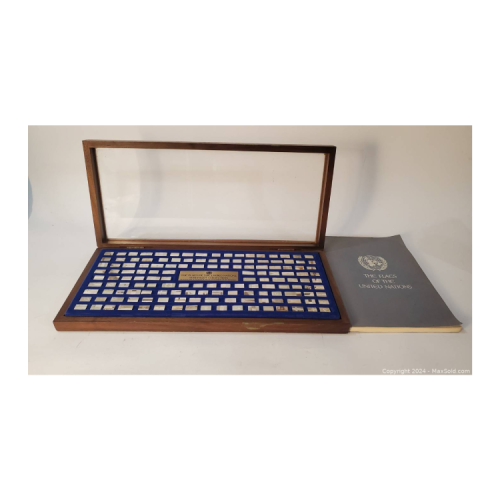 Franklin Mint - The Flags of the United Nations Mini-Ingot Collection