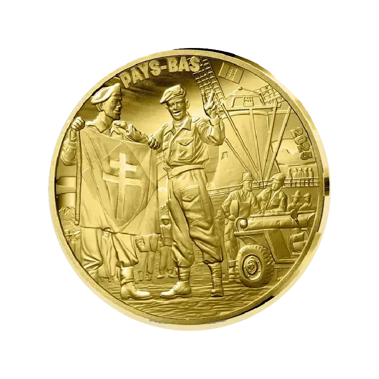 1 troy ounce gouden V-E DAY 80th anniversary munt | Proof